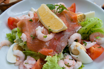 Fresh seafood salad