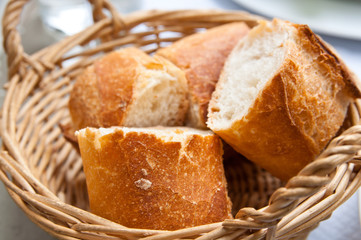 bread in basket