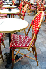 Street view of a Cafe terrace