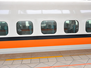 window of the train