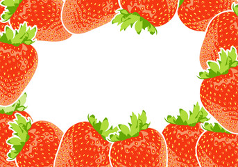 Vector strawberry