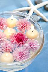 flowers in the spa