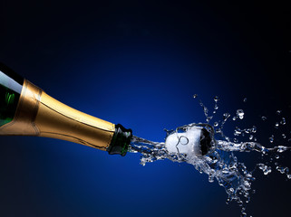 Champagne splash
