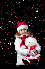 Magic Christmas light  (space for text)