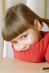 Retrato de una dulce niña.