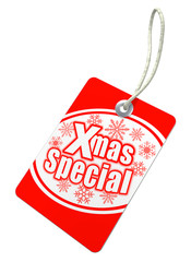 Label-Serie: Xmas Special, rot