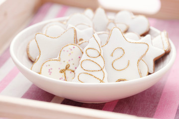 white gingerbreads