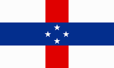 Naklejka premium niederländische antillen fahne netherlands antilles flag