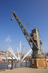 Fototapeta na wymiar porto antico di Genova