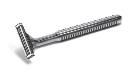 metallic safety razor