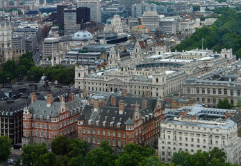 Fototapeta na wymiar aerial view of London