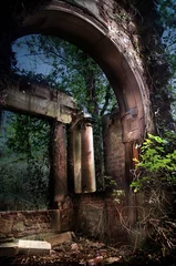 Fotobehang Rudnes abdij ruïnes