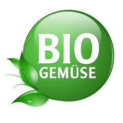 biogem&uuml;se button gr&uuml;n &ouml;ko gem&uuml;se