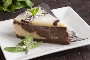 Chocolate cheesecake
