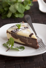 Chocolate cheesecake