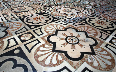 Milan - floor of Dom