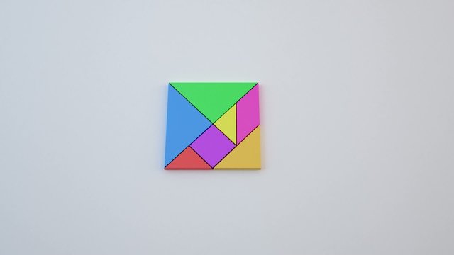 tangram combinazioni 3d