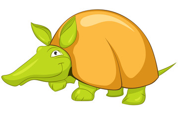 Cartoon Character Armadillo