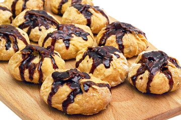 cookies with nuts watered chocolate