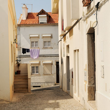 Portugal. Sessimbra - small town on the Atlantic ocean.