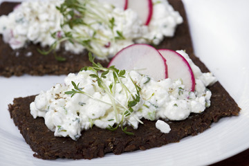 Frischkäse-Brot