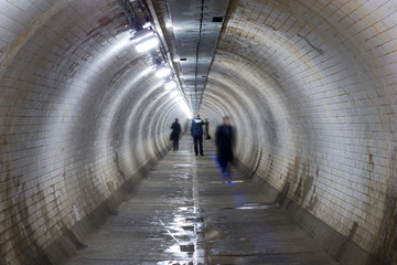 greenwich foot tunnel, london.