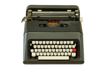 Vintage typewriter isolated