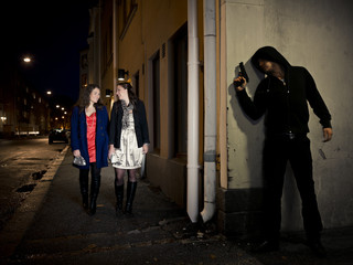 Stalking man