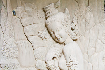Thai art wall