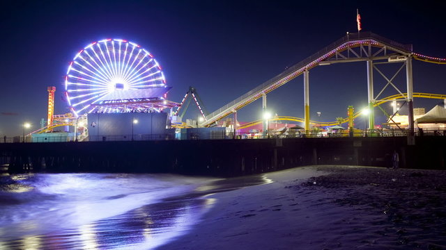 Santa Monica Pier, Time Lapse