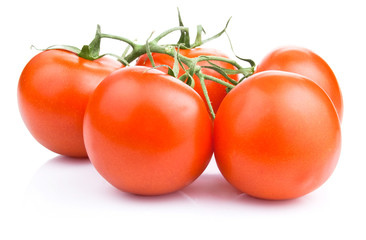 Fresh Cherry  tomatoes, isolated on white background
