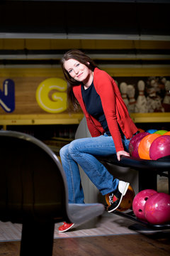 bowling girl