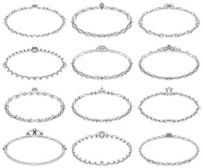 Black and white frames