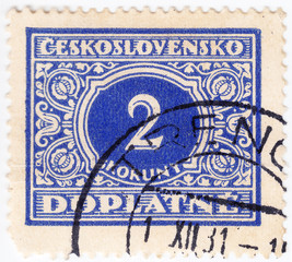 stamp printed in Czechoslovakia