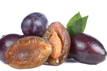 fresh plums