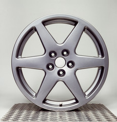wheel rim in grey back