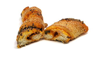 baguette with wegetables