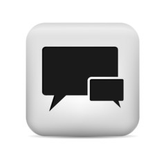 Naklejka premium Chat button