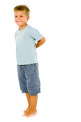 Fototapeta premium little boy standing
