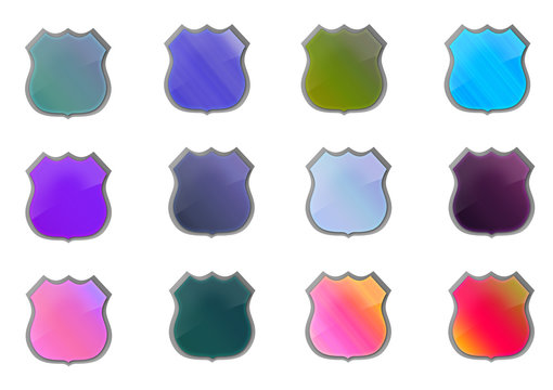 Colored Shelds