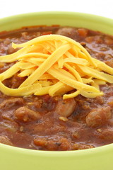 Gourmet chili beans with extra lean beef