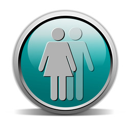 woman, man, turquoise