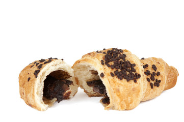 croissant with chocolate