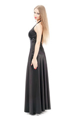 Fototapeta premium Beautiful woman in evening dress