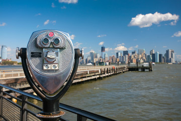 Manhattan from Ellis Island
