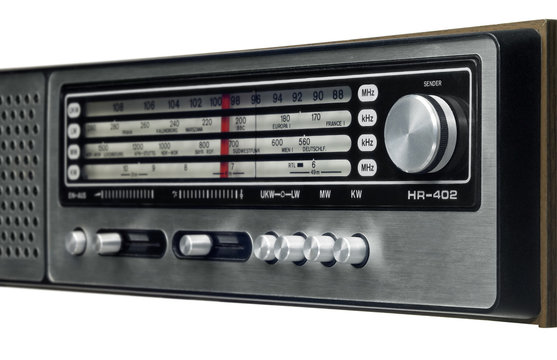 nostalgic radio display