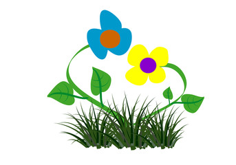 Flowers on the meadow