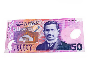 Fifty New Zealand Dollars