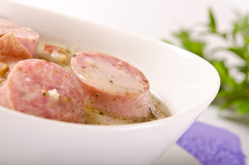 Zurek  ist eine herzhafte Polnische Suppe