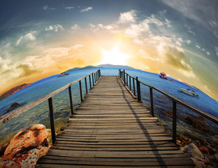 Obraz premium sea bridge